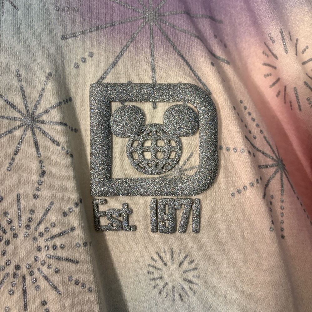 Walt Disney World 100 Year Anniversary Spirit Jersey XXL Tie Dye Pink Mickey - Picture 6 of 9